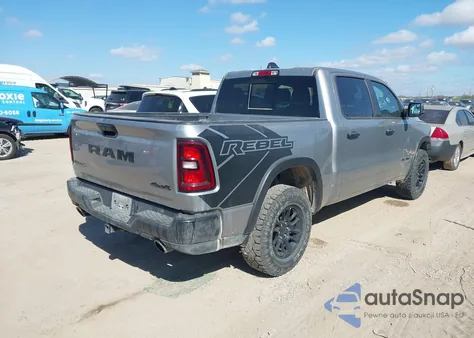 2025 Ram 1500 Rebel 4X4 5'7 Box z USA, uszkodzony, nr VIN 1C6SRFLP7SN576837